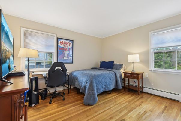 Bedroom, Home Office, Interior, Wood Texture Flooring