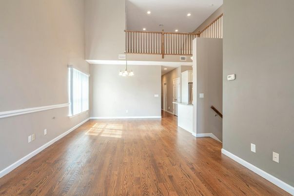 Interior, Pendant Lights, Recessed Lighting, Wood Texture Flooring