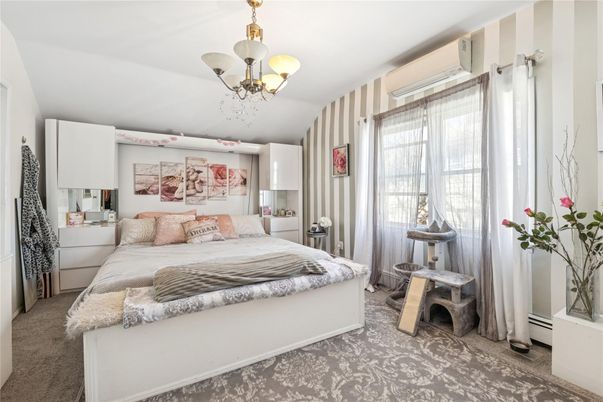 Bedroom, Chandelier, Interior