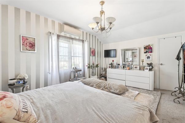 Bedroom, Chandelier, Interior