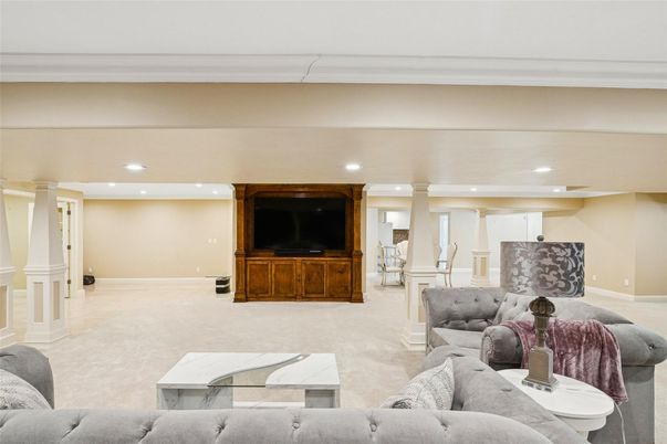 Interior, Living room, Recessed Lighting