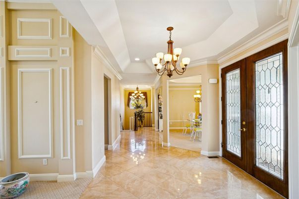 Chandelier, Dining room, Interior, Recessed Lighting