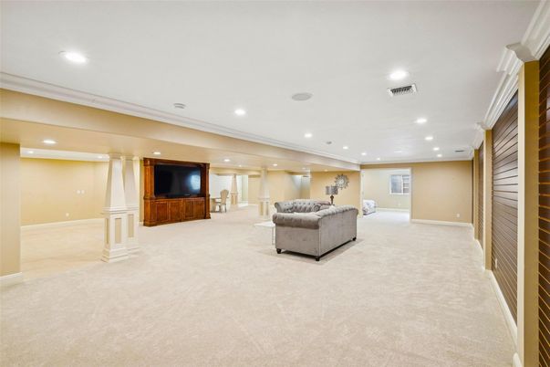 Interior, Living room, Recessed Lighting
