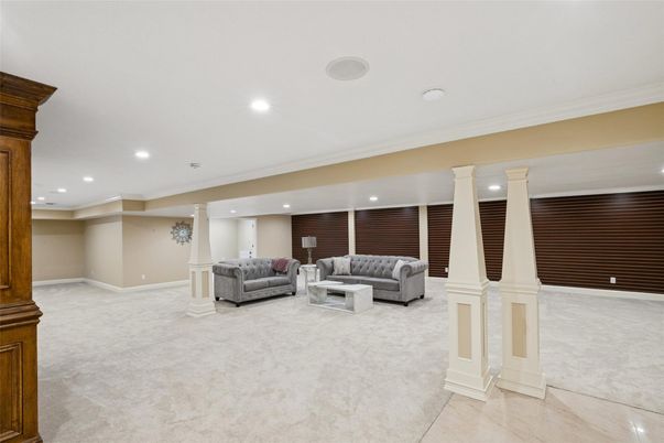 Interior, Living room, Recessed Lighting