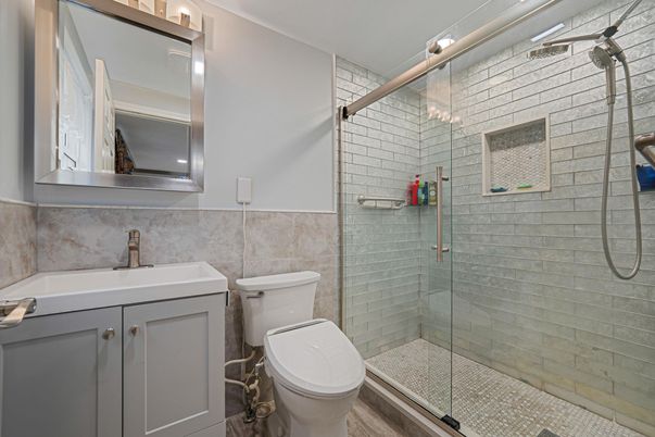 Bathroom, Glass Shower, Interior