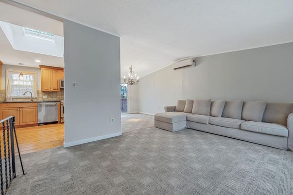 Chandelier, Interior, Kitchen, Recessed Lighting, Wood Texture Flooring