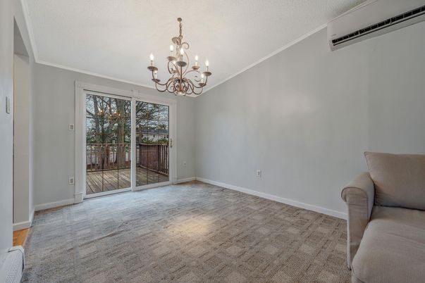 Chandelier, Empty room, Interior