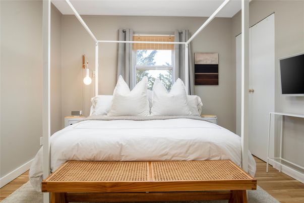 Bedroom, Interior, Wood Texture Flooring