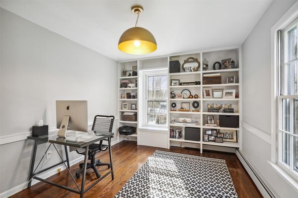 Home Office, Interior, Wood Texture Flooring