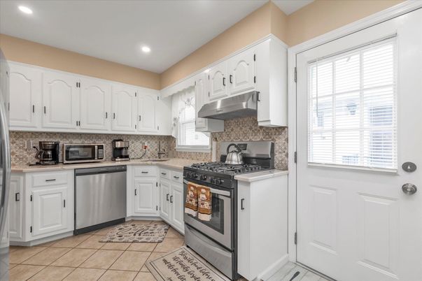 Interior, Kitchen, Recessed Lighting, Stainless Steel Appliances
