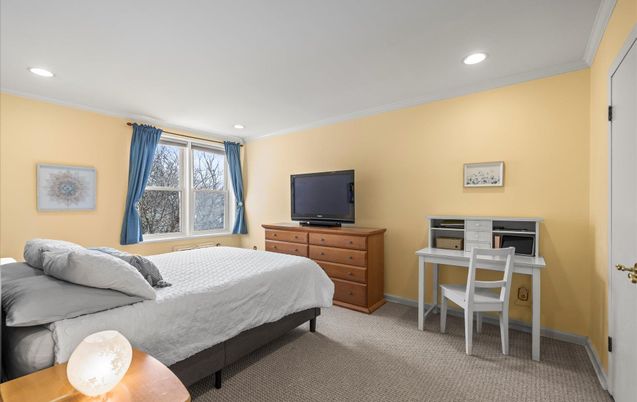 Bedroom, Home Office, Interior, Recessed Lighting