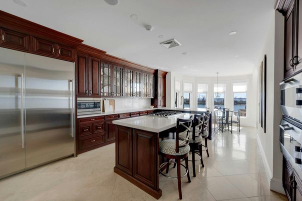Dining room, Interior, Kitchen, Recessed Lighting, Stainless Steel Appliances