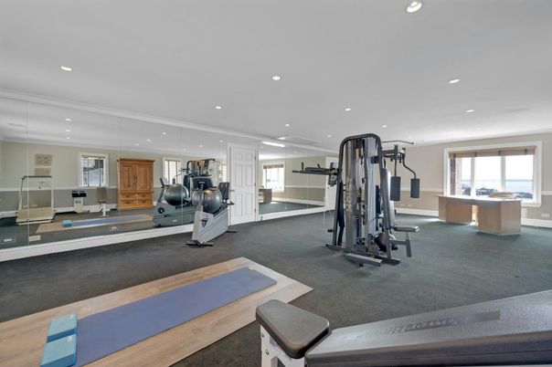 Fitness Equipment, Interior, Recessed Lighting