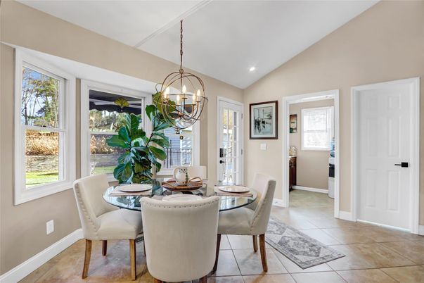 Chandelier, Dining room, Interior, Recessed Lighting