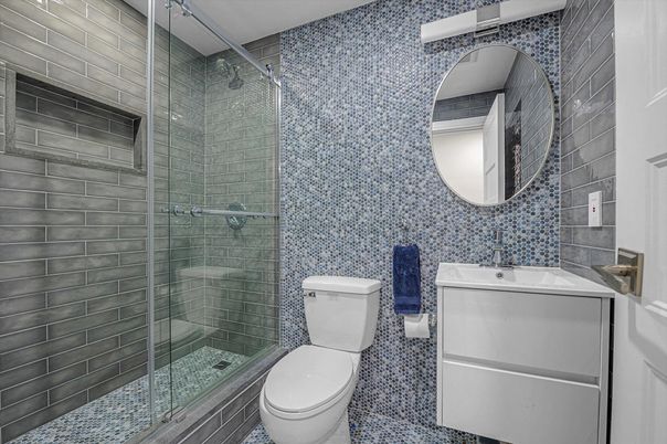Bathroom, Glass Shower, Interior