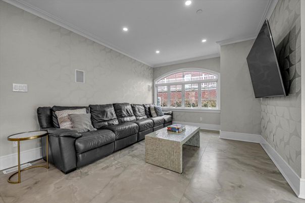 Interior, Living room, Recessed Lighting