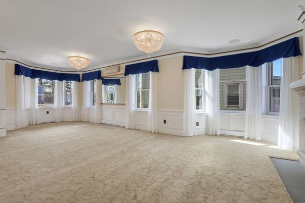 Chandelier, Empty room, Interior