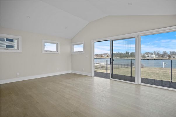 Empty room, Interior, Water, Wood Texture Flooring
