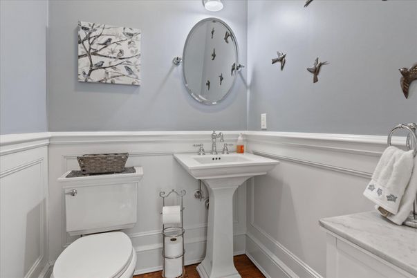 Bathroom, Interior, Wood Texture Flooring