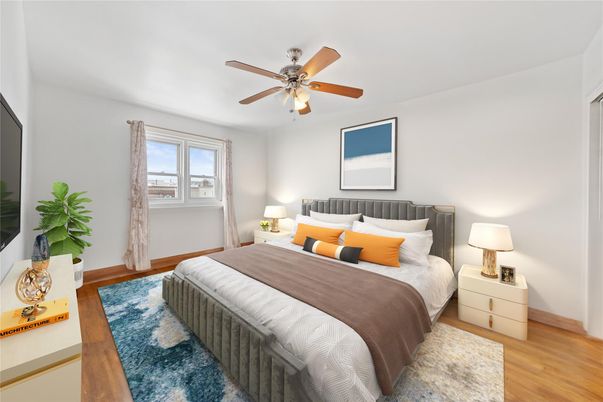 Bedroom, Interior, Wood Texture Flooring