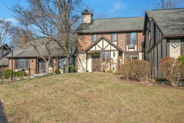 Exterior, Facade, Brick Facade, Tudor Revival