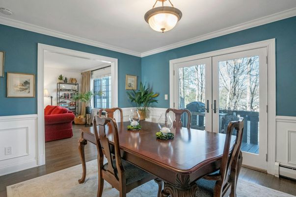 Dining room, Interior, Wood Texture Flooring
