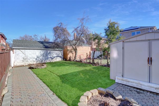 Backyard, Detached Garage, Exterior, Solar Panels