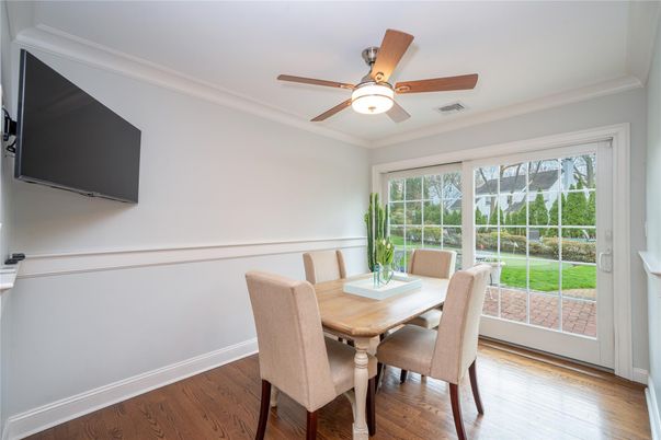 Dining room, Interior, Wood Texture Flooring