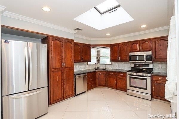 Interior, Kitchen, Recessed Lighting, Stainless Steel Appliances