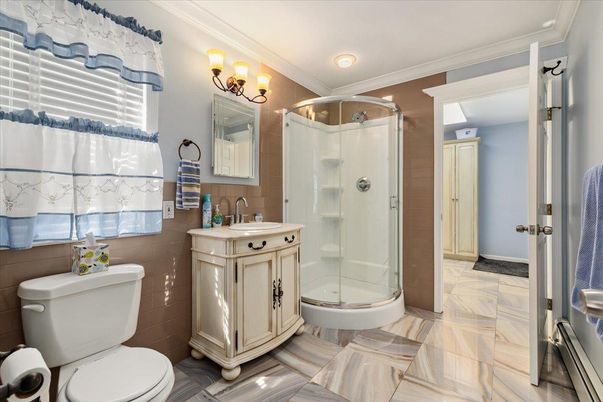 Bathroom, Glass Shower, Interior