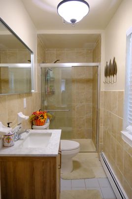 Bathroom, Glass Shower, Interior
