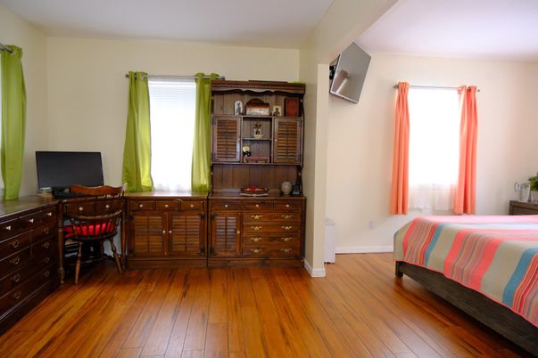 Home Office, Interior, Wood Texture Flooring