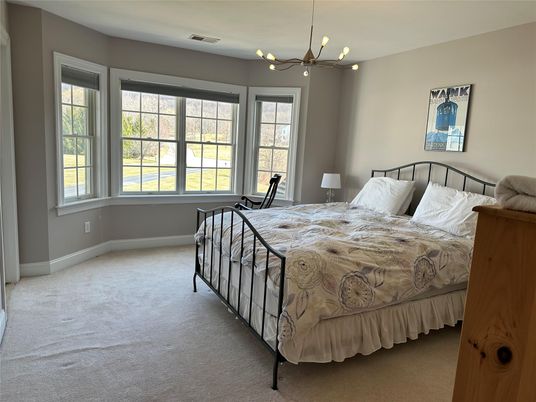 Bedroom, Interior, Pendant Lights