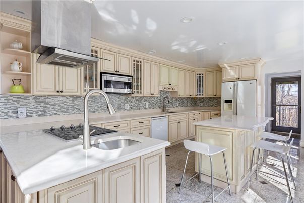 Interior, Kitchen, Recessed Lighting, Stainless Steel Appliances
