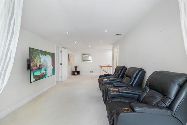 Home Theatre Room, Interior, Recessed Lighting
