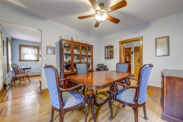 Dining room, Interior, Wood Texture Flooring