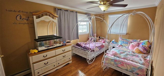 Bedroom, Interior, Wood Texture Flooring