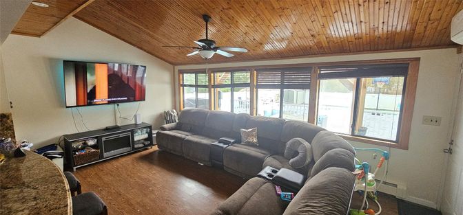 Interior, Living room, Wooden Ceilings, Wood Texture Flooring