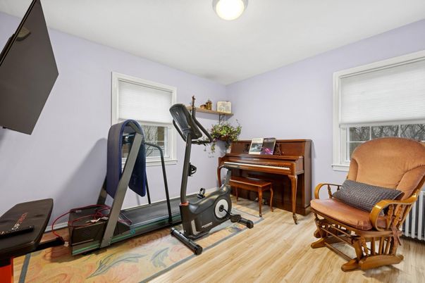 Fitness Equipment, Interior, Piano, Wood Texture Flooring