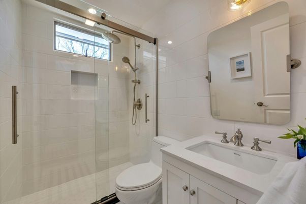 Bathroom, Glass Shower, Interior