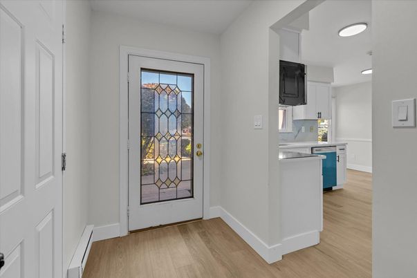 Interior, Kitchen, Wood Texture Flooring