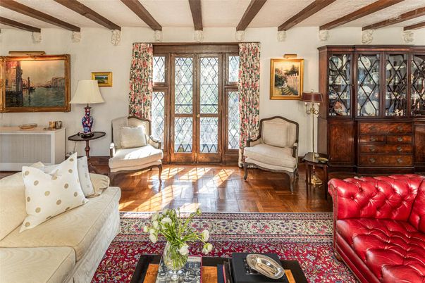 Interior, Living room, Wooden Beams, Wood Texture Flooring