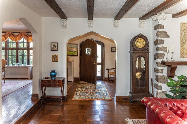 Interior, Wooden Beams, Wood Texture Flooring