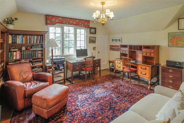 Chandelier, Home Office, Interior