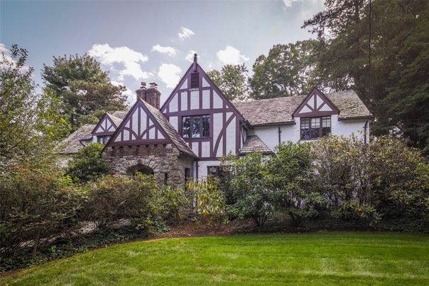 Backyard, Exterior, Facade, Tudor Revival