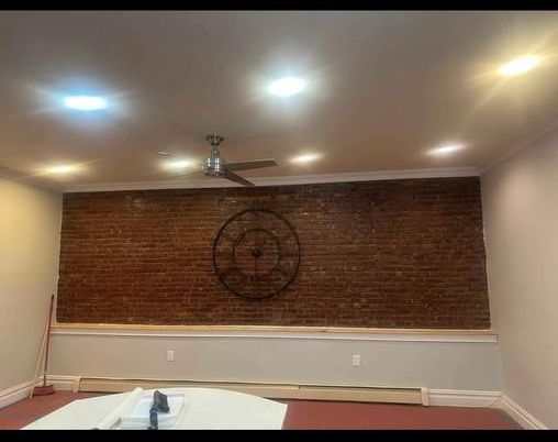 Interior, Recessed Lighting, Stone Walls