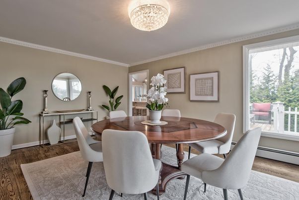 Dining room, Interior, Wood Texture Flooring
