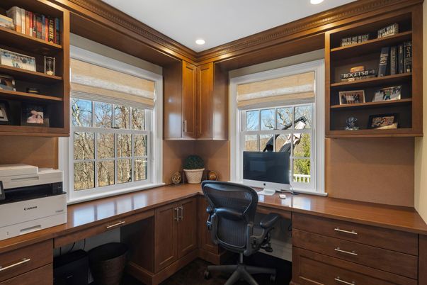 Home Office, Interior, Recessed Lighting