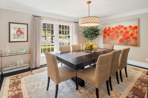 Dining room, Interior, Pendant Lights