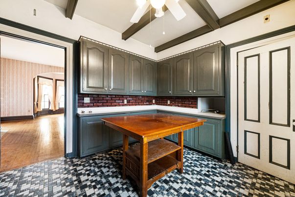 Interior, Kitchen, Wooden Beams, Wood Texture Flooring